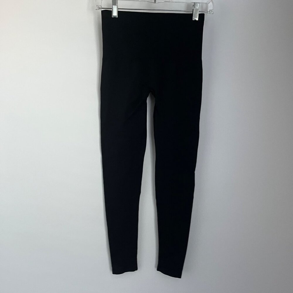 Assets By Spanx Solid Black Pull On Stretch Shape… - image 5